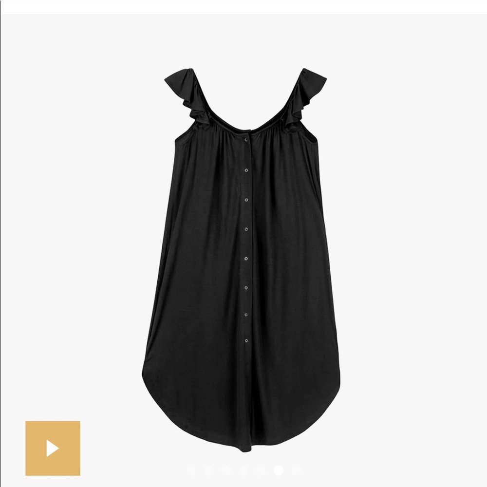 Kindred Bravely Labor + Delivery Ruffle Strap Gown